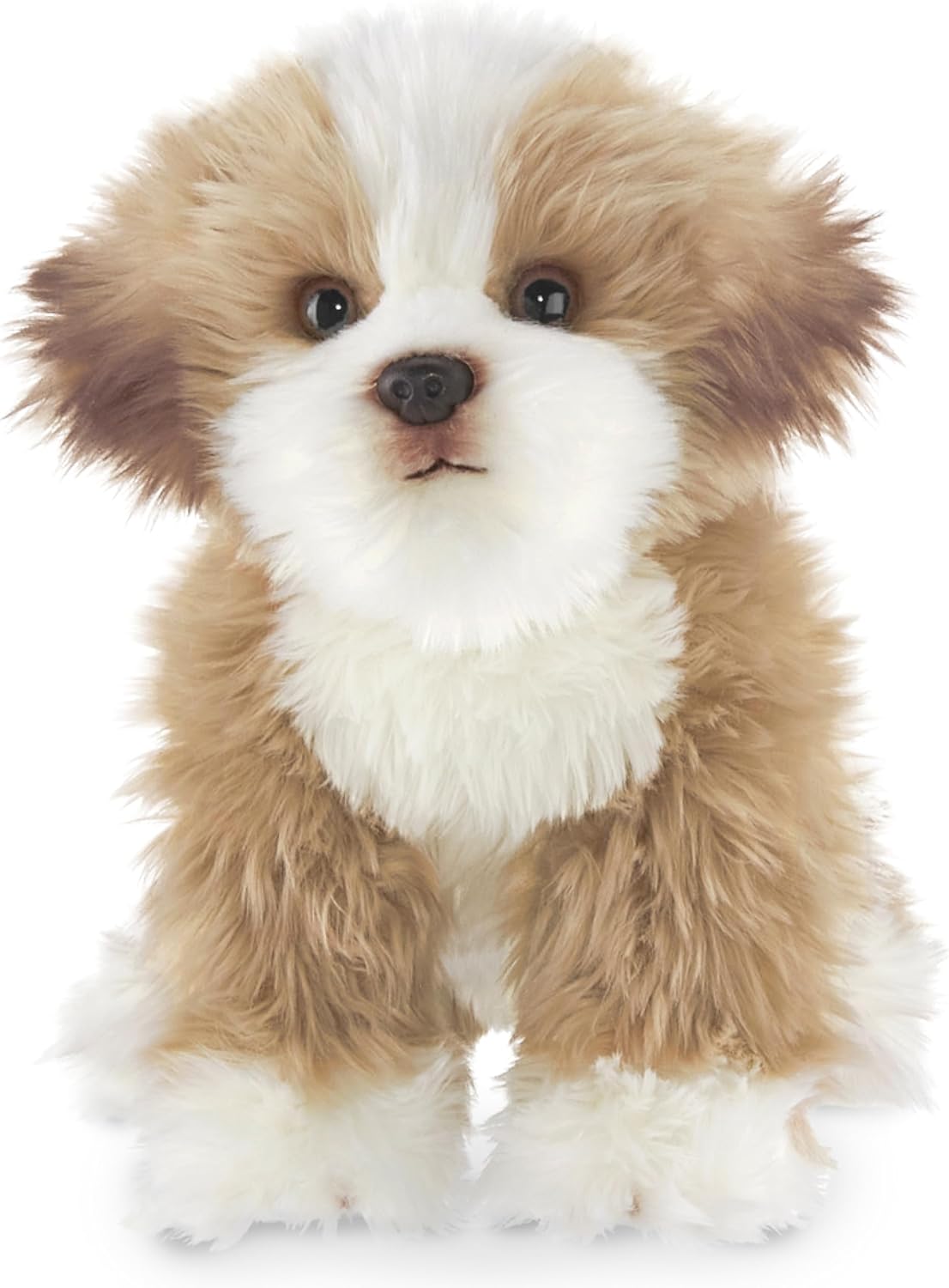 Dog Stuffed Animal Realistic Dog Plush Maltipoo Cute Plushies for Kids Boys & Girls - 13"
